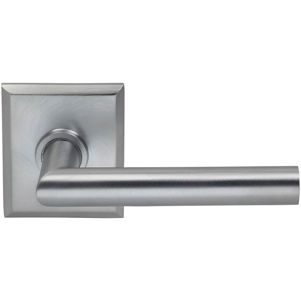 OMNIA - Mod.Lvr,Rect.Rose,Rh Sd US26D - Satin Chrome Plated