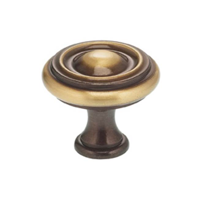 OMNIA - 1-9/16'' Dia. Cabinet Knob Sb - Lacquered Shaded Bronze