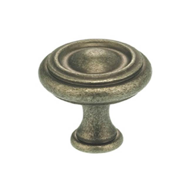 OMNIA - 1-9/16'' Dia. Cabinet Knob Vi - Vintage Iron