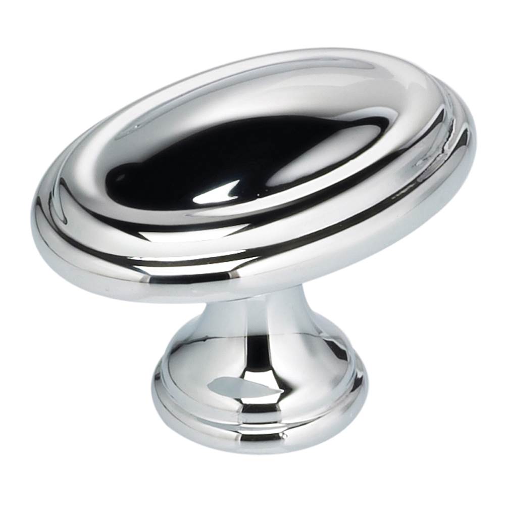 OMNIA - 1-9/16'' Dia. Cabinet Knob US26 - Polished Chrome Plated