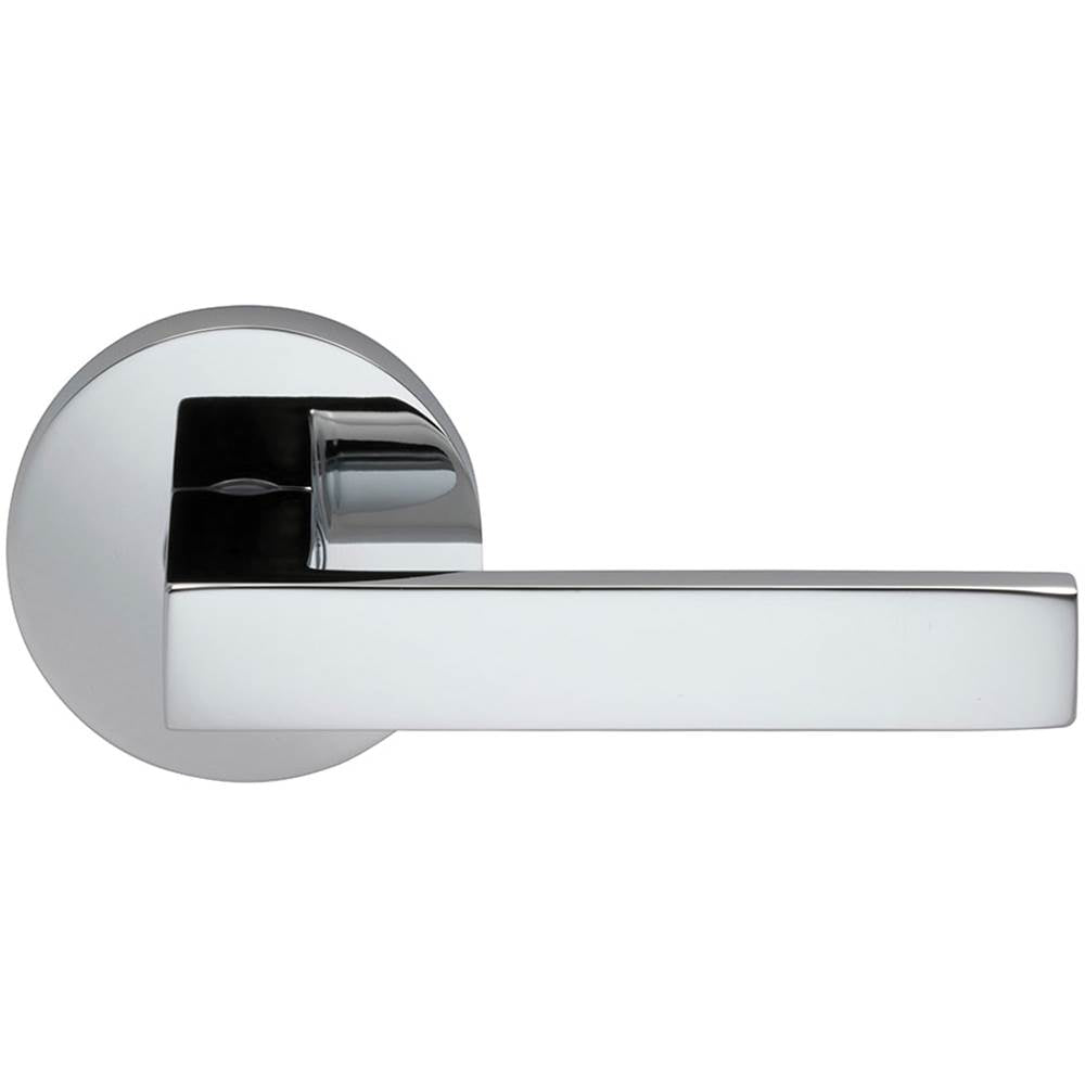 OMNIA - Sq.Lvr,Mod.Rose,Lh Sd US26 - Polished Chrome Plated