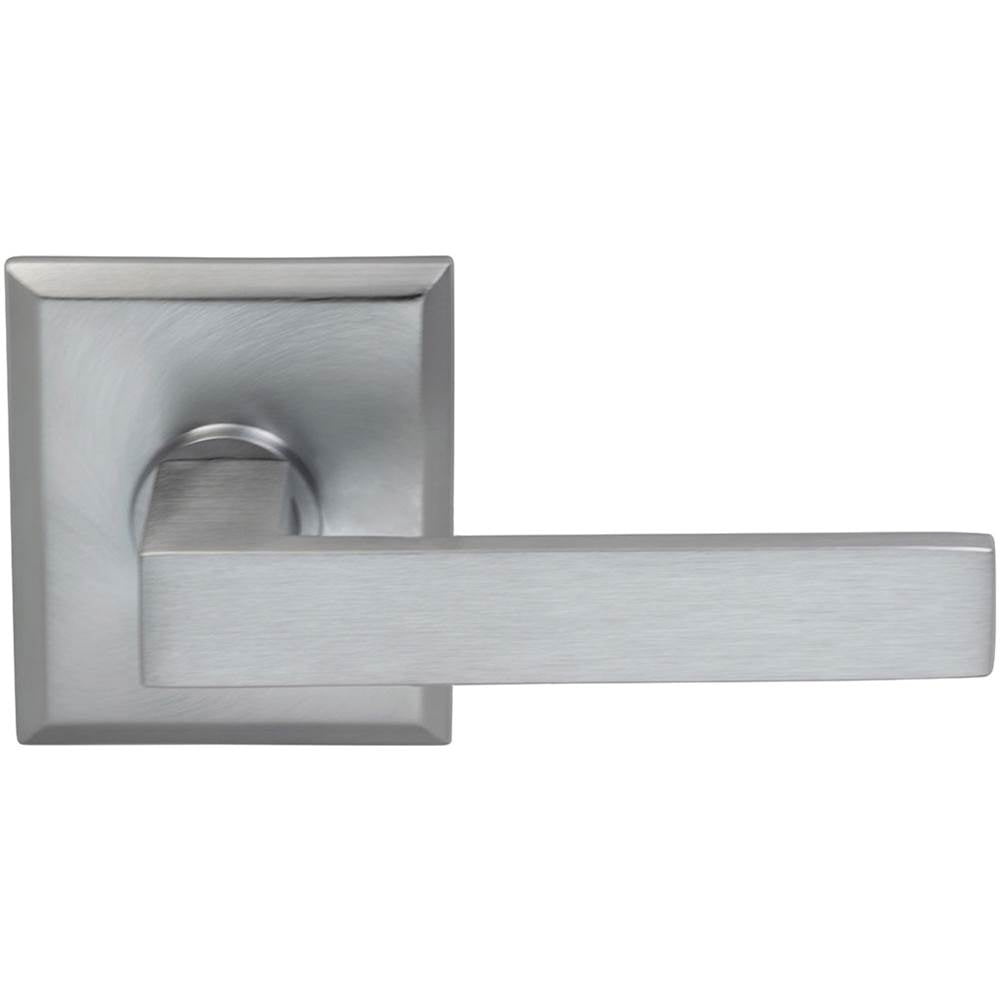 OMNIA - Sqr.Lvr,Rect.Rose,Priv. US26D - Satin Chrome Plated