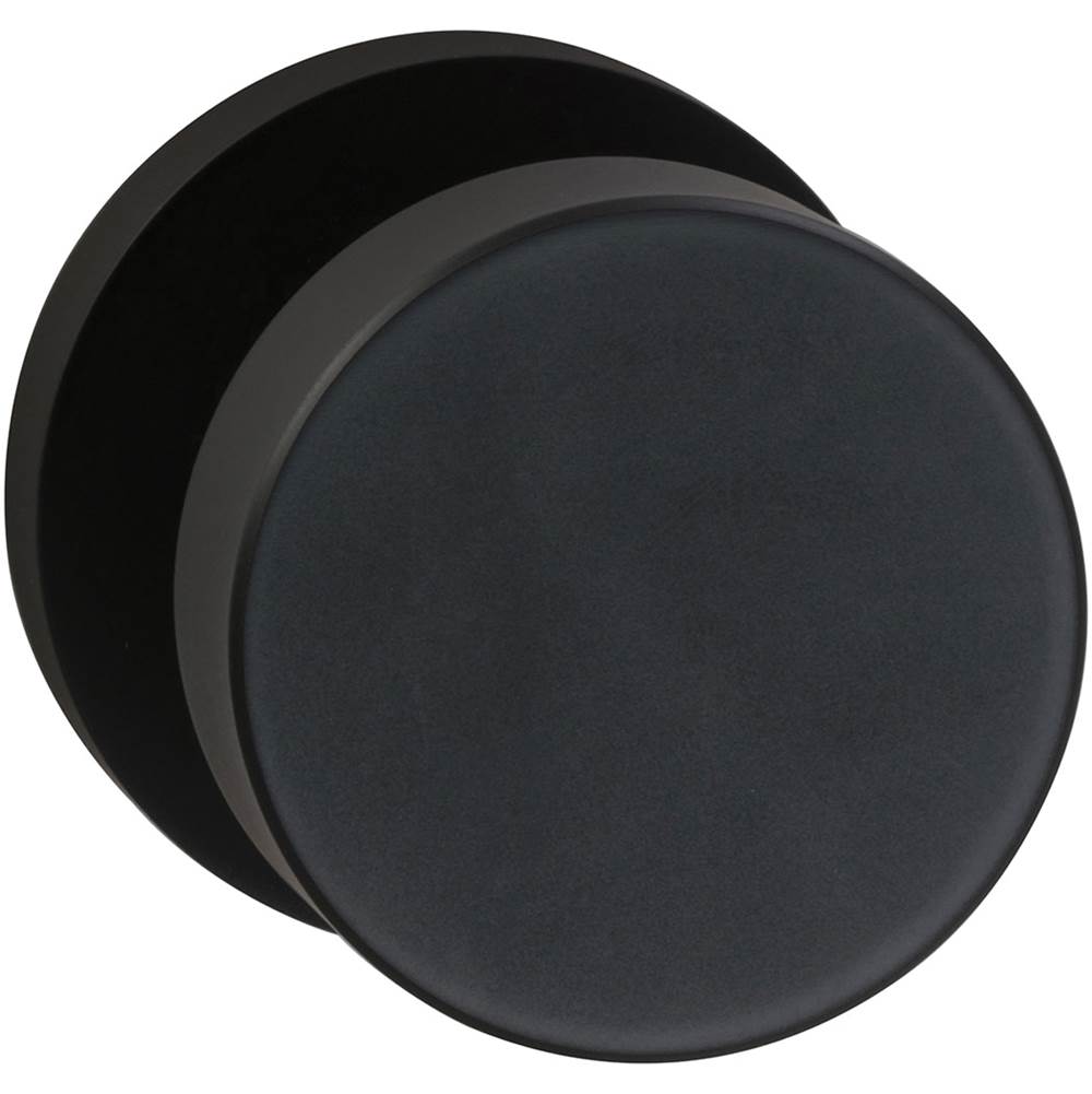 OMNIA - Puck Knob,Mod.Rose,Pass. US10B - Lacquered Oil Rubbed Black