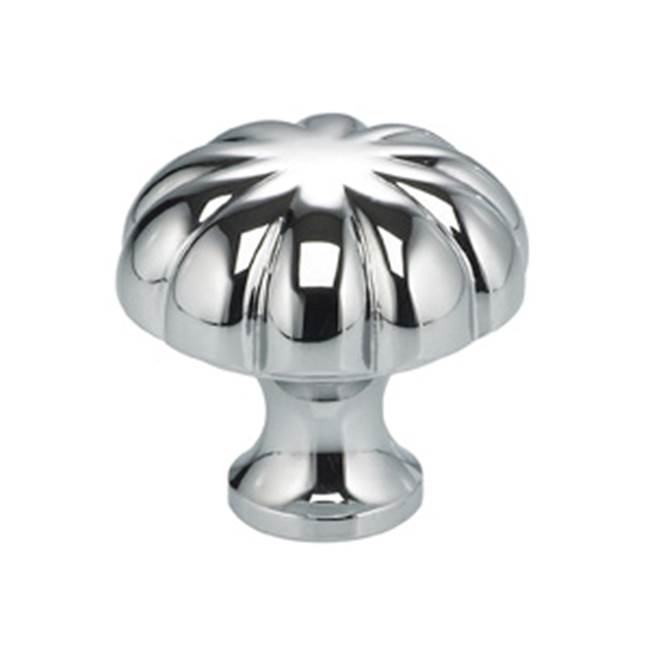 OMNIA - 1-1/2'' Dia. Cabinet Knob US26 - Polished Chrome Plated
