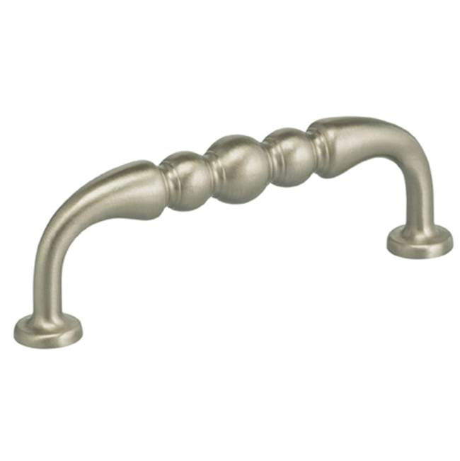 OMNIA - 3-1/2'' CC. Cabinet Pull US15 - Lacquered Satin Nickel Plated