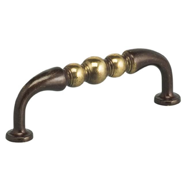OMNIA - 3-1/2'' CC. Cabinet Pull Sb - Lacquered Shaded Bronze