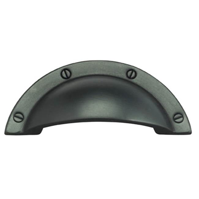 OMNIA - 2-1/2'' Cup Pull US10B - Lacquered Oil Rubbed Black