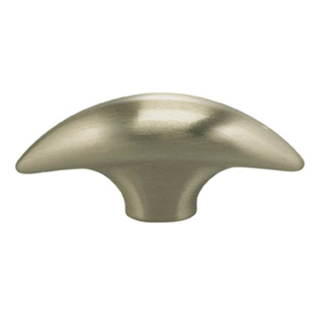 OMNIA - 1-7/8'' Cabinet Knob US15 - Lacquered Satin Nickel Plated