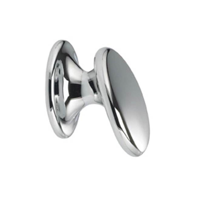 OMNIA - 1-3/16'' Cabinet Knob US26 - Polished Chrome Plated