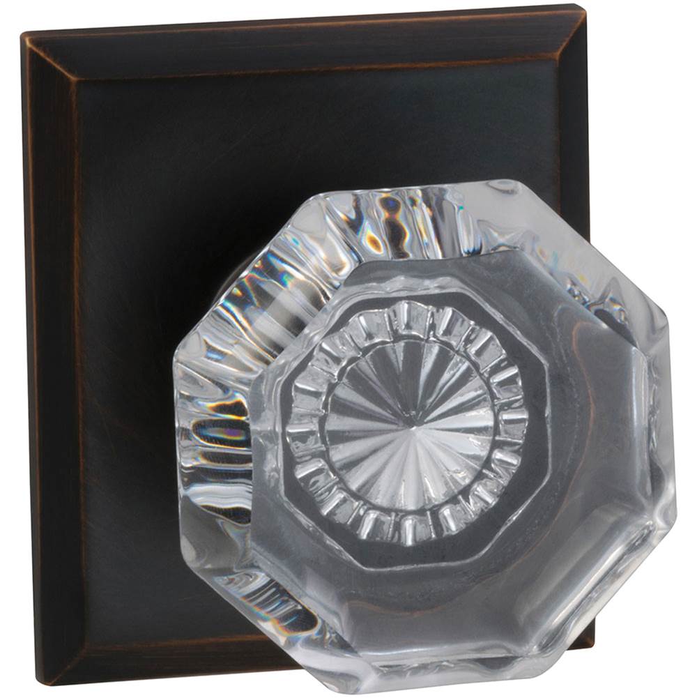 OMNIA - Glass.Kn,Rect Rose,Priv. Tb - Lacquered Tuscan Bronze