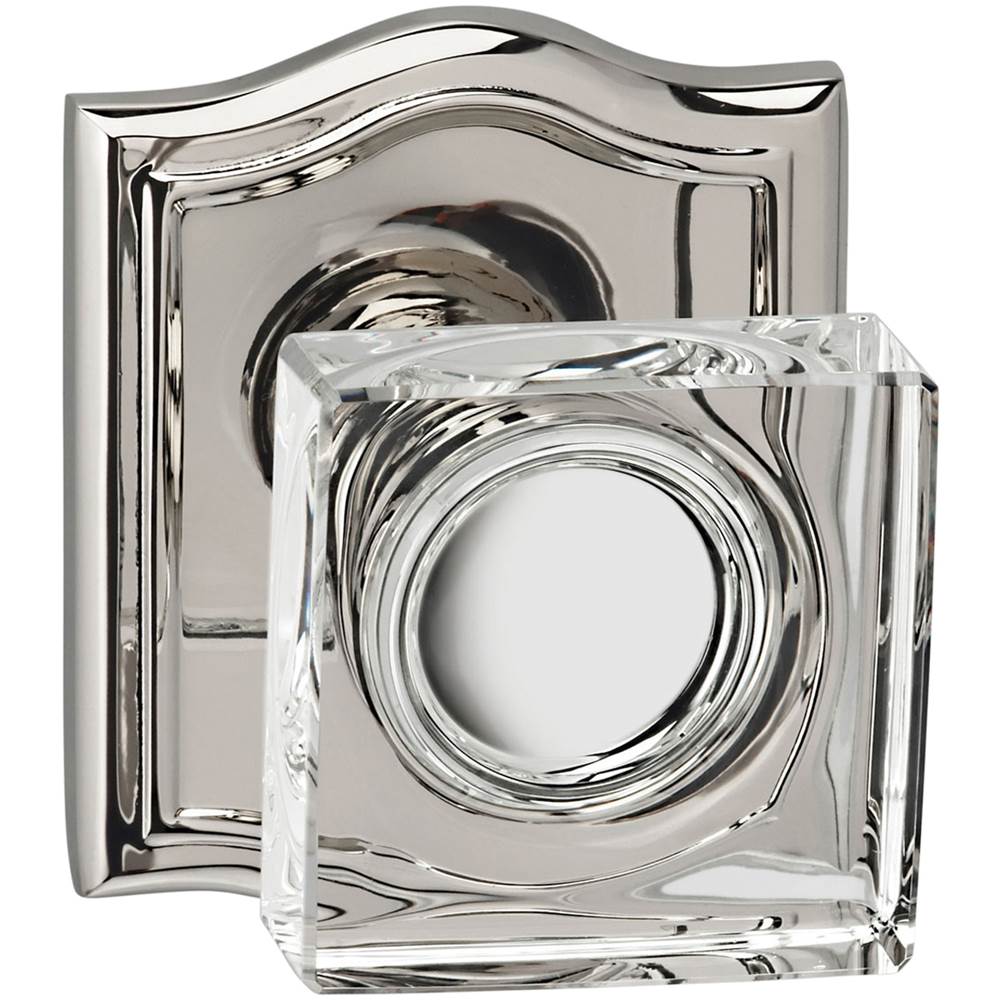 OMNIA - Glass.Kn,Arch Rose,Pass. US5 - Lacquered Antique Brass