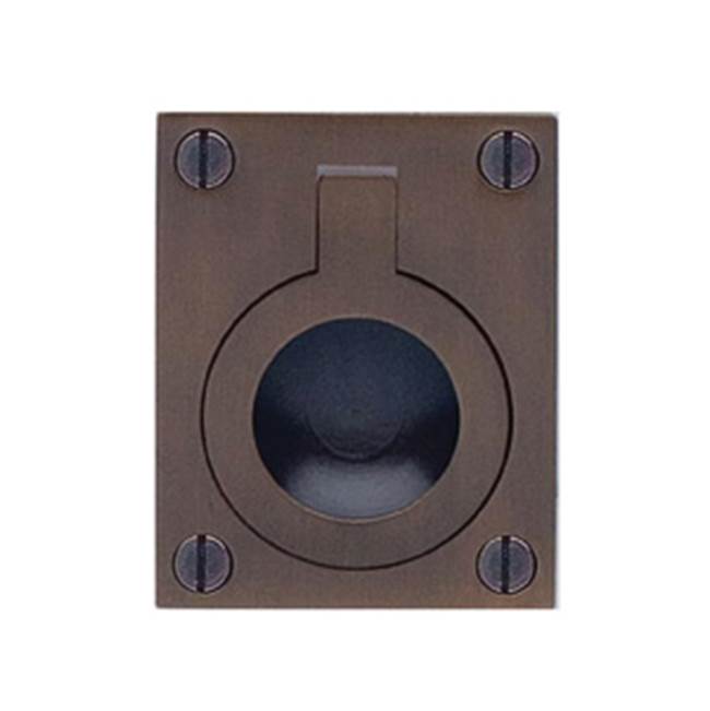 OMNIA - 2-3/8'' Drop Ring Sb - Lacquered Shaded Bronze