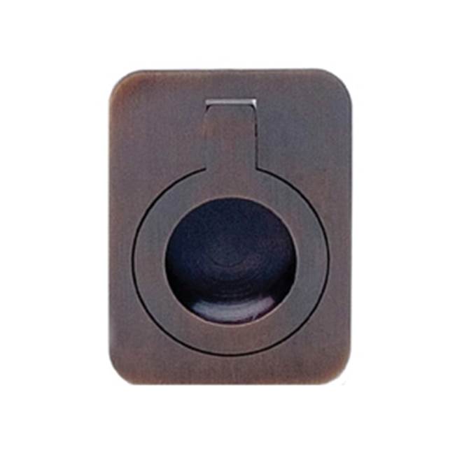 OMNIA - 2'' Drop Ring Sb - Lacquered Shaded Bronze