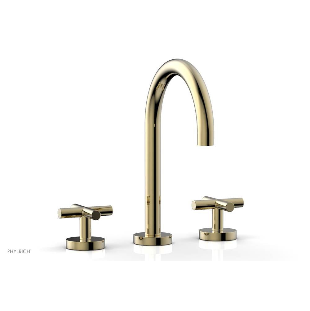 Phylrich - W/S Faucet Cross Hdl High Spout - Polished Brass Uncoated