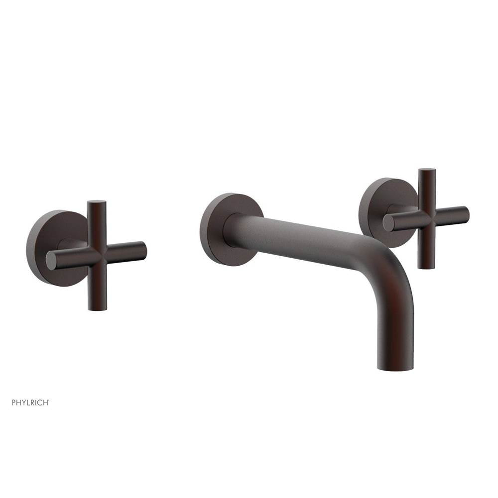 Phylrich - Wall Lav Set Cross Handle - Weathered Copper