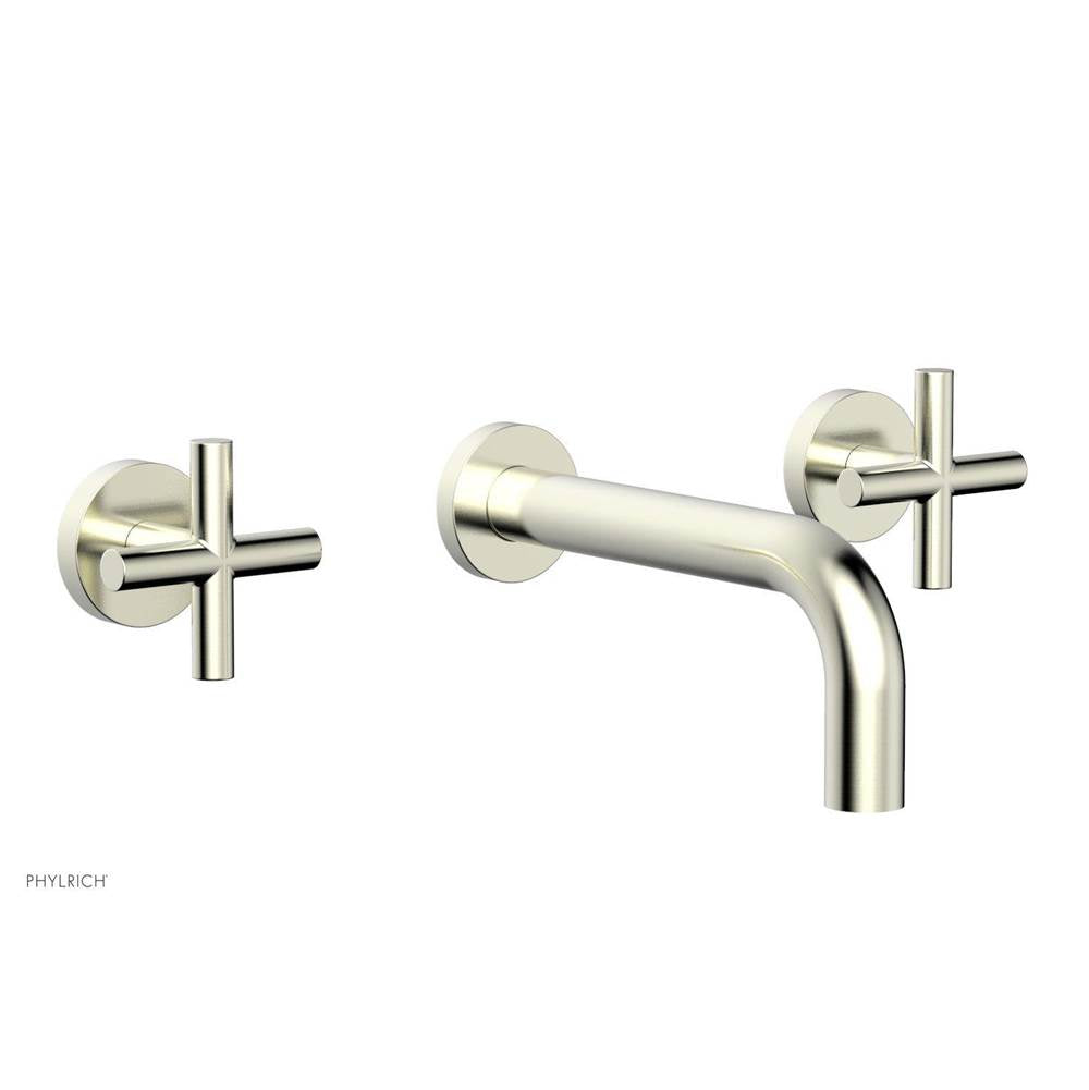 Phylrich - Wall Lav Set Cross Handle - Satin Nickel