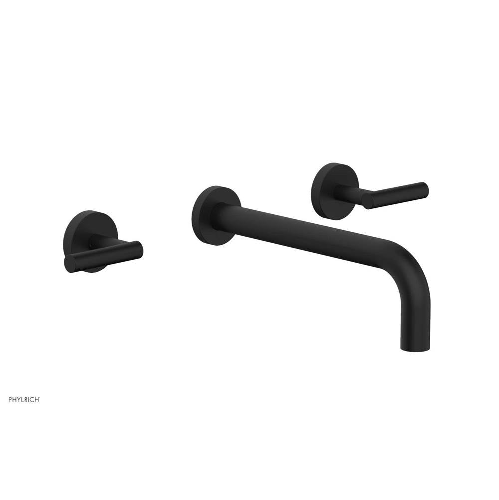 Phylrich - Wall Lav Set Lever Handle 10'' Spt - Matte Black