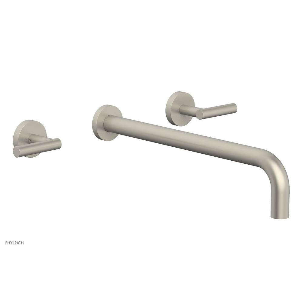 Phylrich - Wall Lav Set Lever Handle 14'' Spt - Burnished Nickel