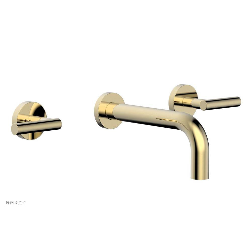 Phylrich - Wall Lav Set Lever Handle - Polished Brass Uncoated