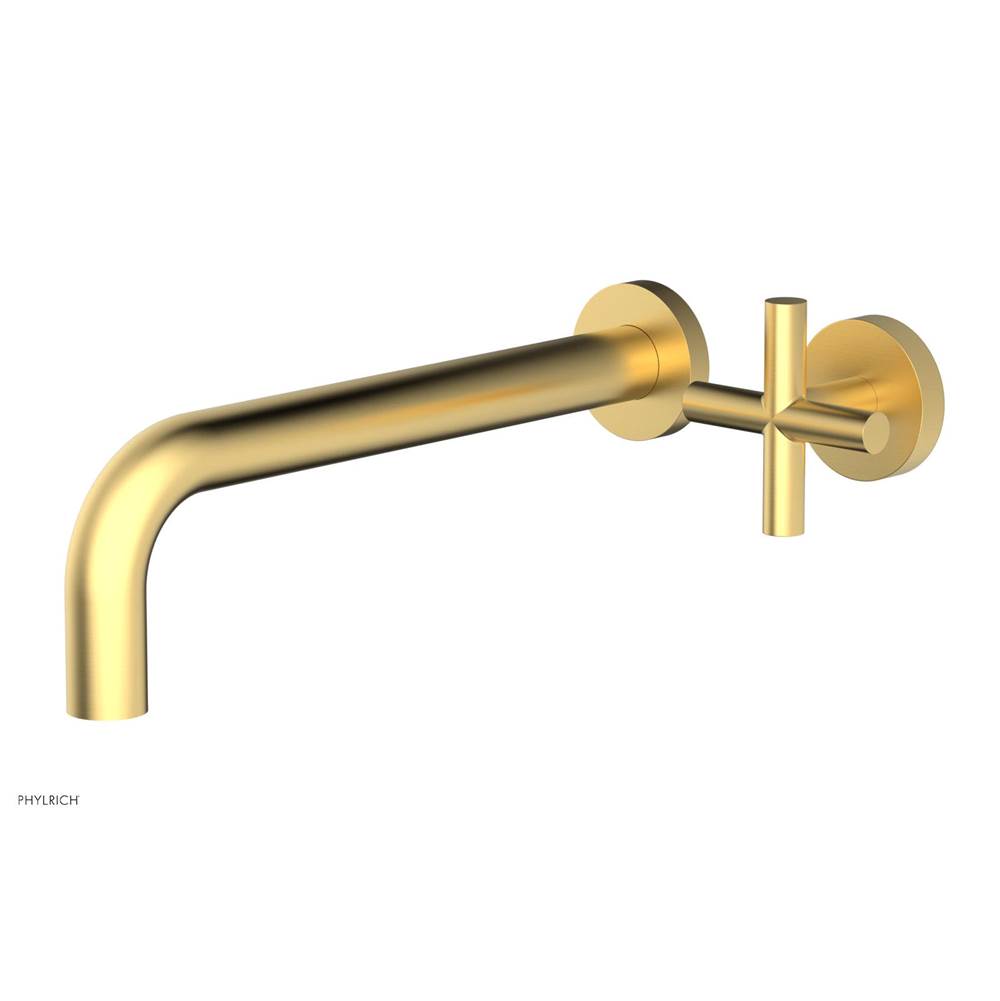 Phylrich - Single Cross Hdl W/L W 10'' Spt Transition - Burnished Gold