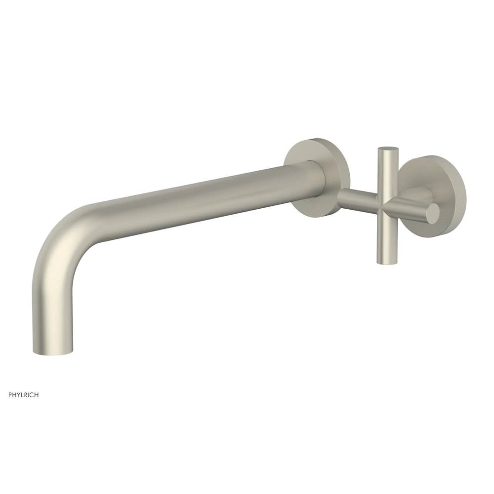 Phylrich - Single Cross Hdl W/L W 10'' Spt Transition - Burnished Nickel
