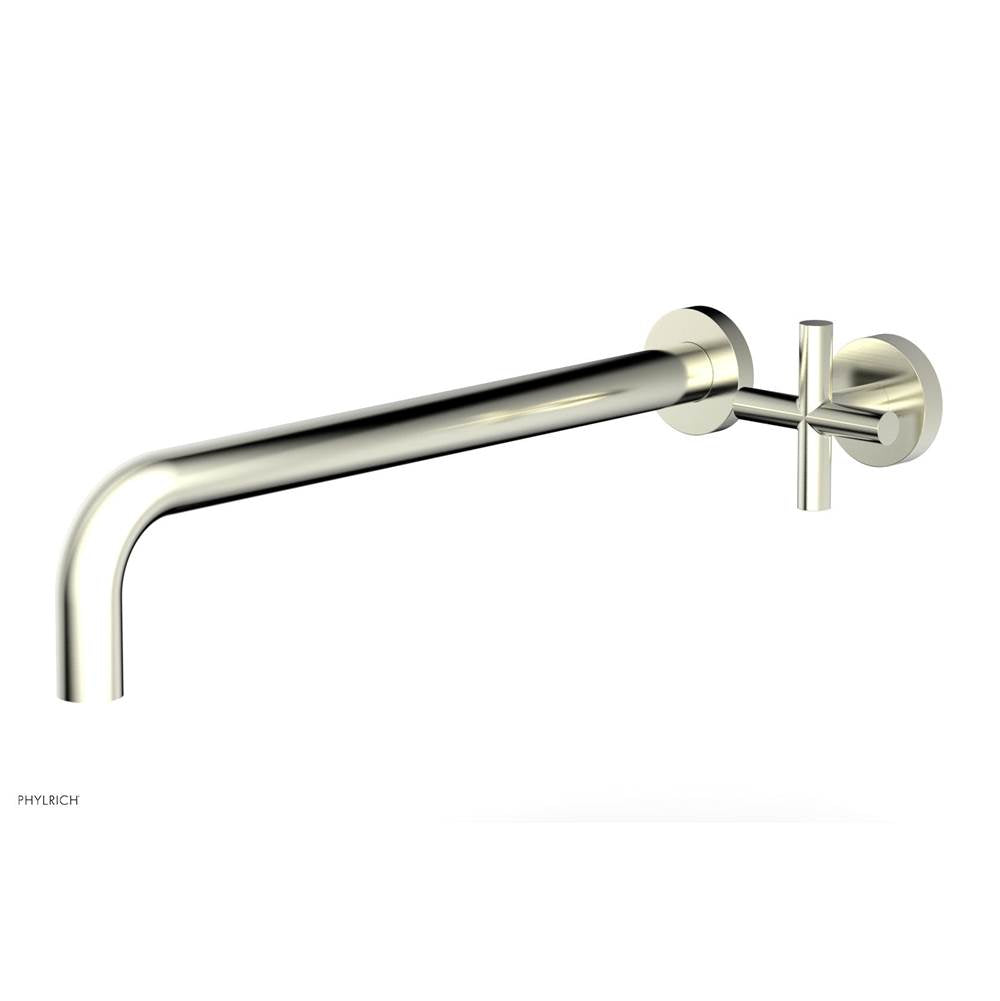 Phylrich - Single Cross Hdl W/L W 14'' Spt Transition - Satin Nickel