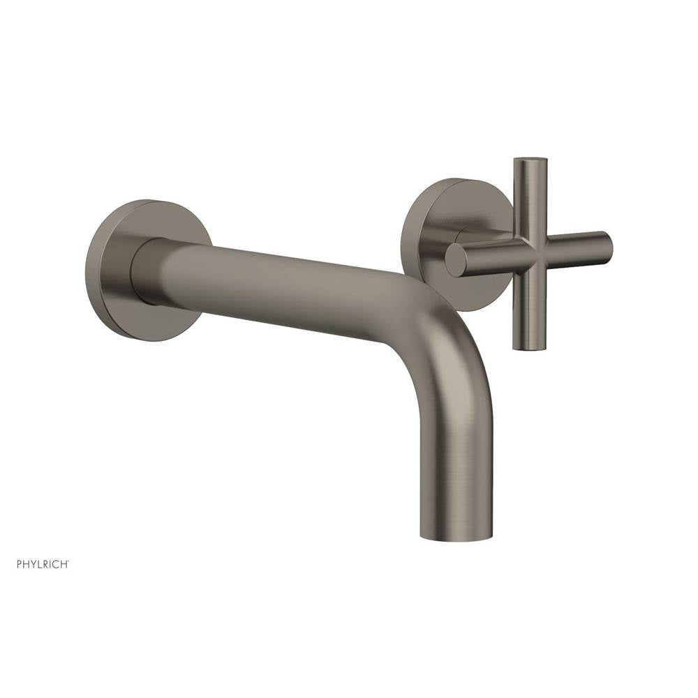 Phylrich - Single Hdl Wall Lav Set Cross Handle - Burnished Nickel