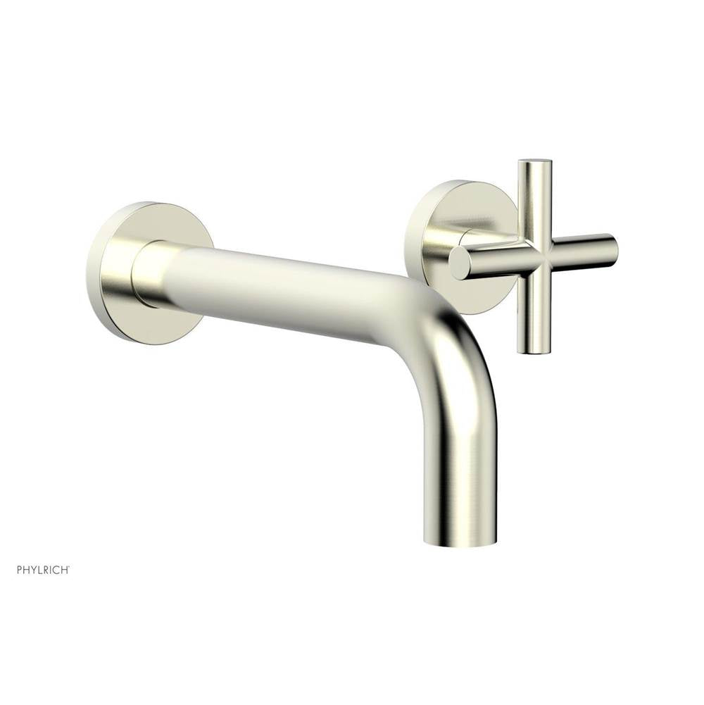 Phylrich - Single Hdl Wall Lav Set Cross Handle - Polished Brass