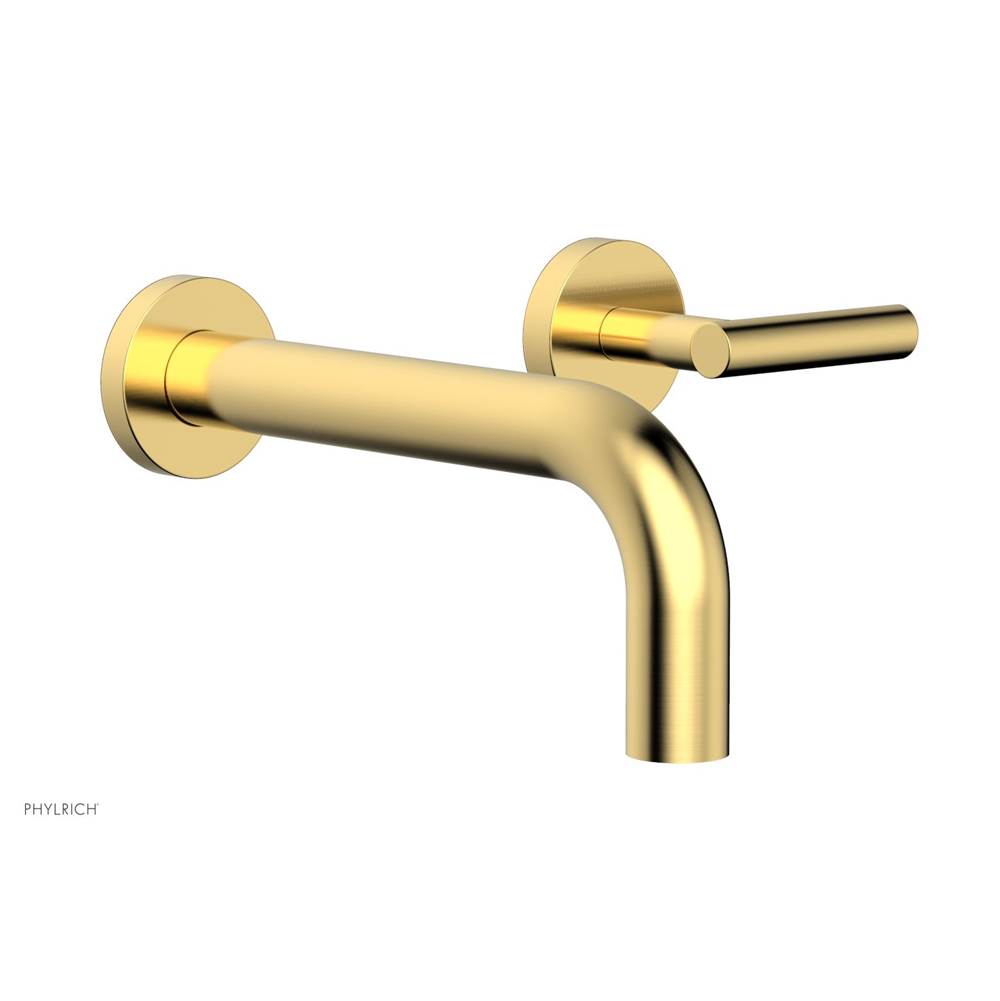 Phylrich - Single Hdl Wall Lav Set Lever Handle - Satin Gold