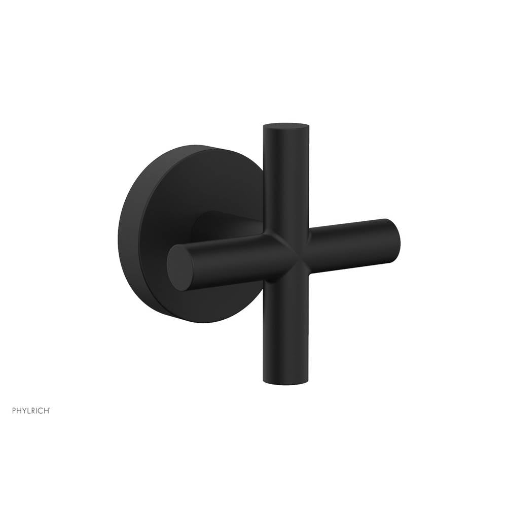 Phylrich - Vol Contrl/Div Trim Cross Handle - Matte Black