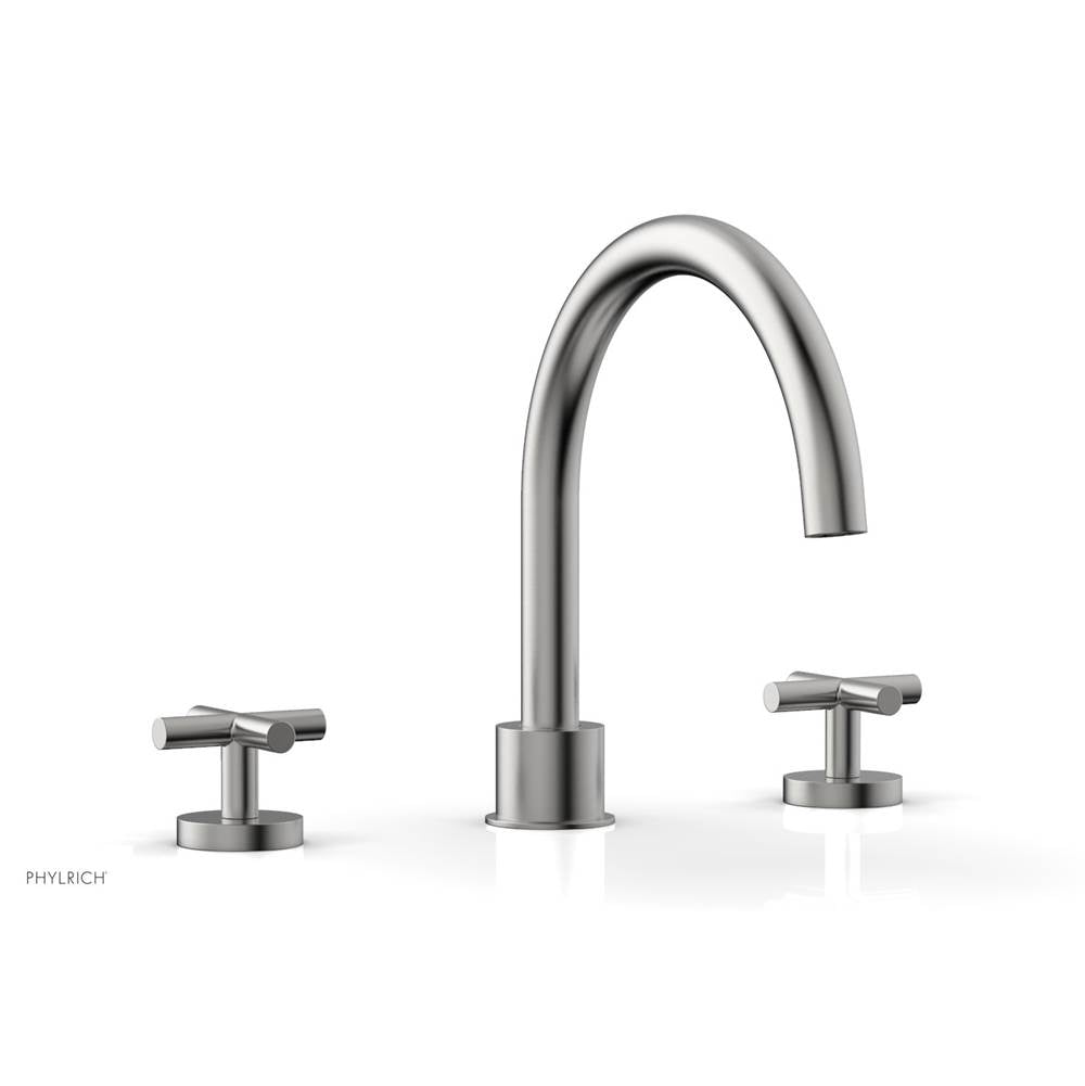 Phylrich - Deck Tub Set Cross Handle - Satin chrome