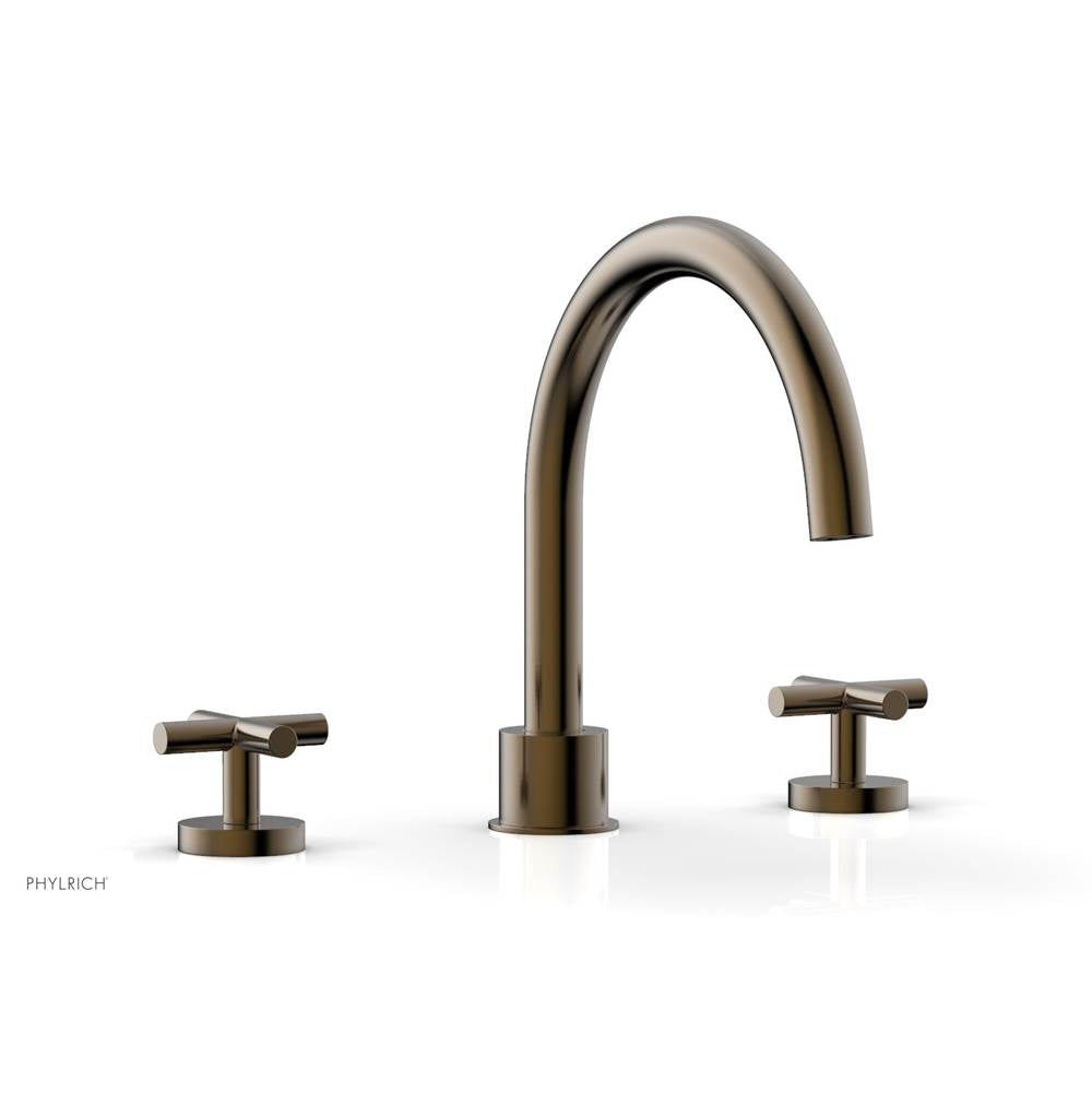 Phylrich - Deck Tub Set Cross Handle - Antique Brass