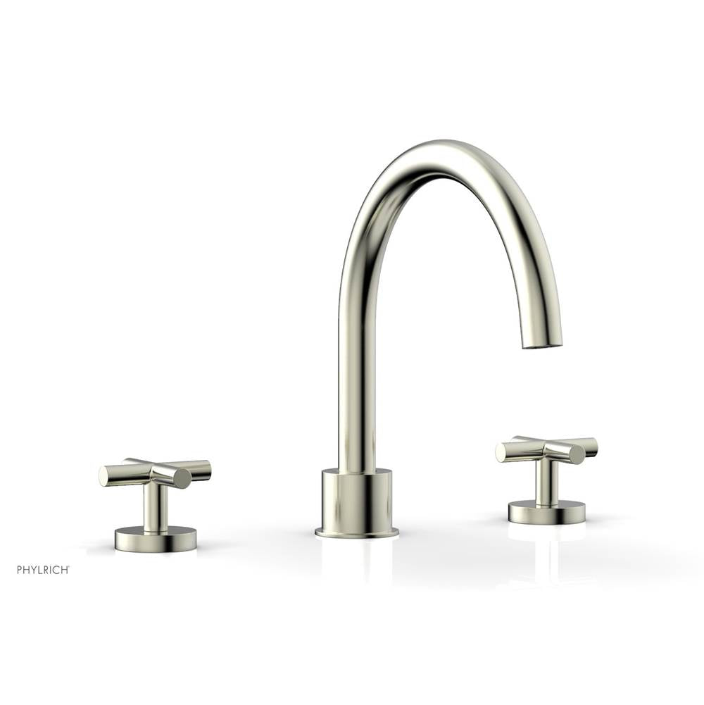 Phylrich - Deck Tub Set Cross Handle - Satin Nickel