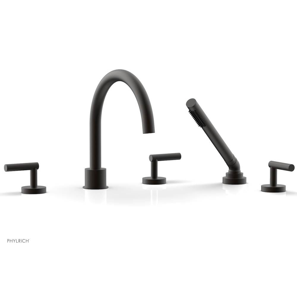 Phylrich - Deck Tub Set W H/Shwr Lever Handle - Oil Rubbed Bronze