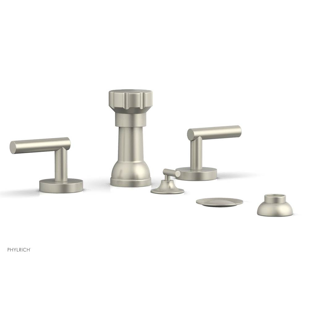Phylrich - Four Hole Bidet Set Lever Handle - Burnished Nickel