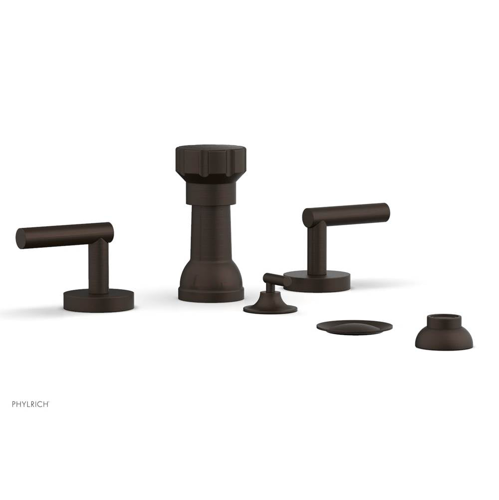 Phylrich - Four Hole Bidet Set Lever Handle - Antique Bronze