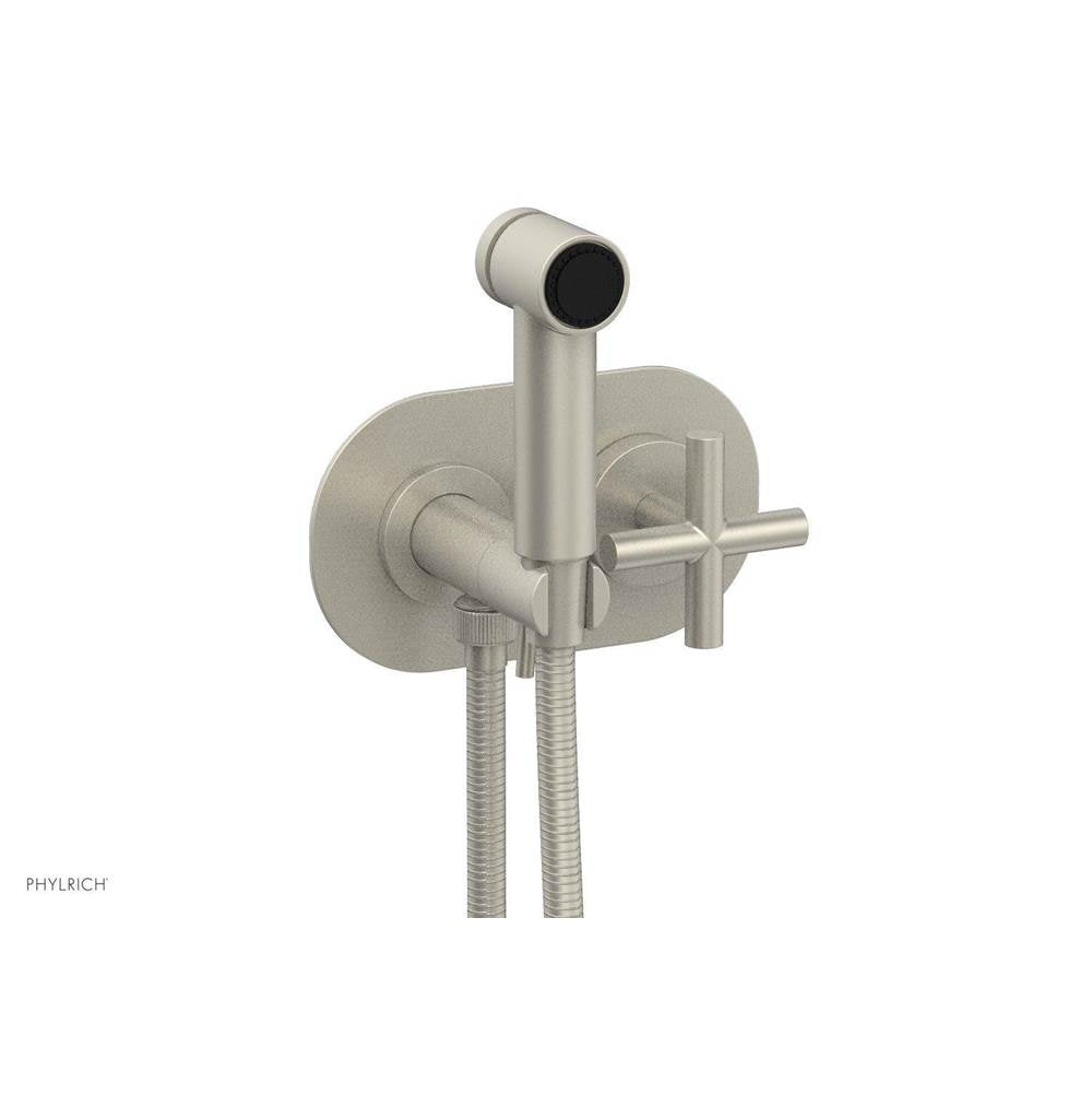 Phylrich - Wall Mounted Bidet Cross Handle - Burnished Nickel