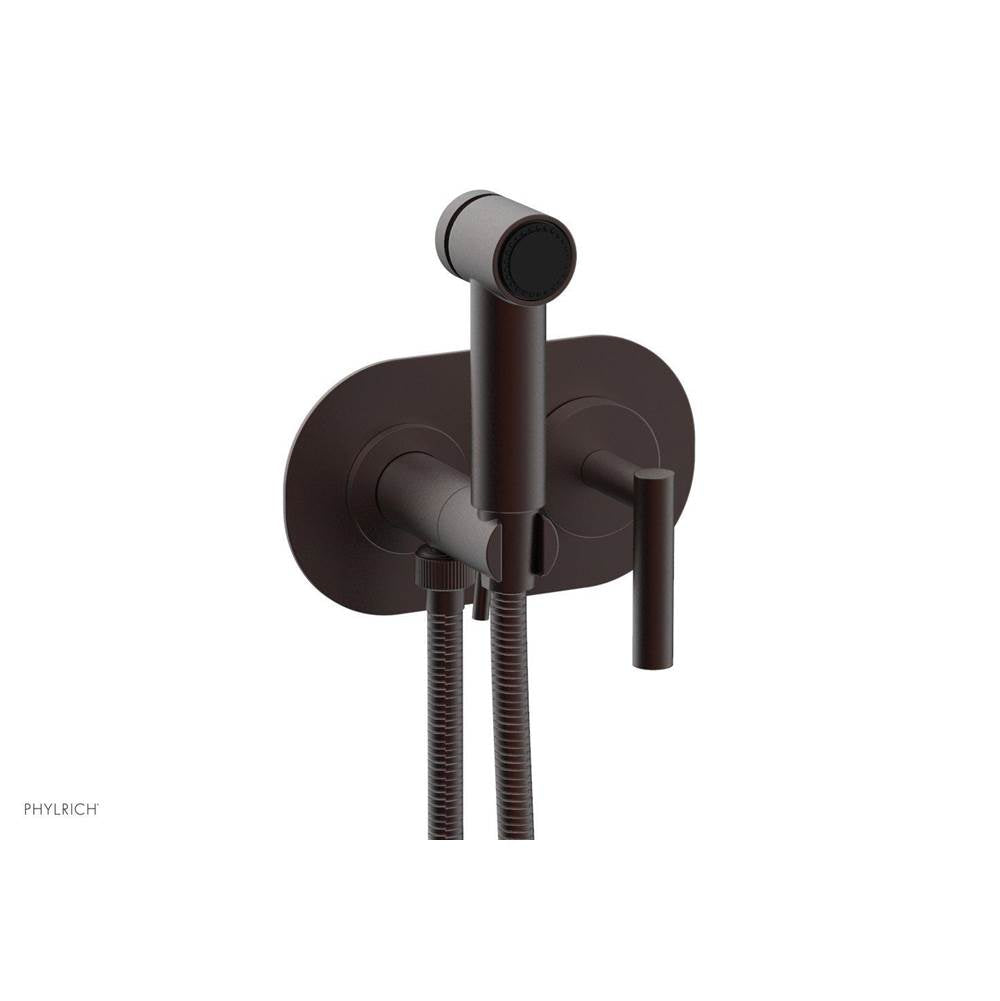 Phylrich - Wall Mounted Bidet Lever Handle - Weathered Copper
