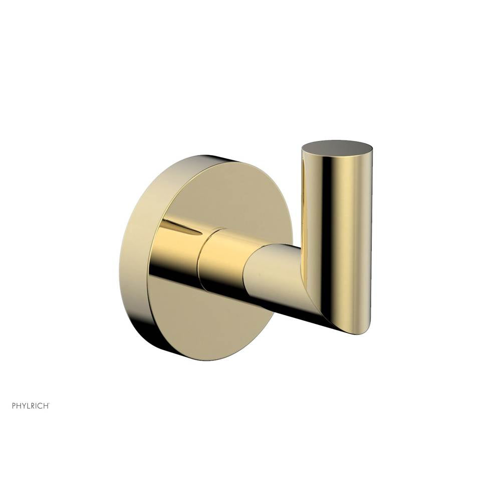 Phylrich - Robe Hook - Polished Brass Uncoated