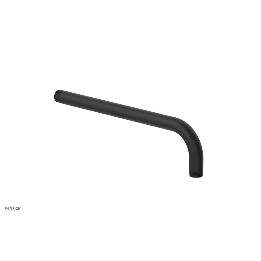 Phylrich - Matte Black 12'' 90 Degree Wall Shower Arm - Matte Black