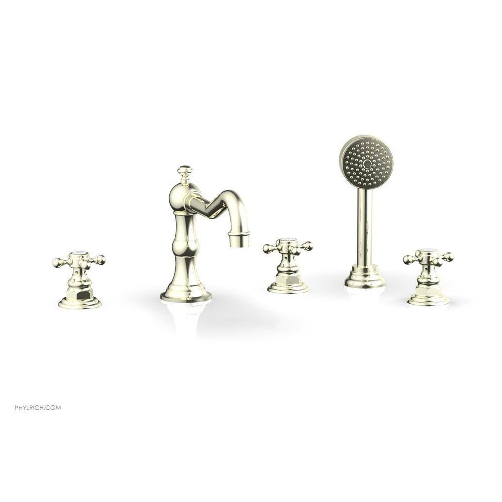 Phylrich - Deck Tub Set W/ Hs - Burnished Nickel