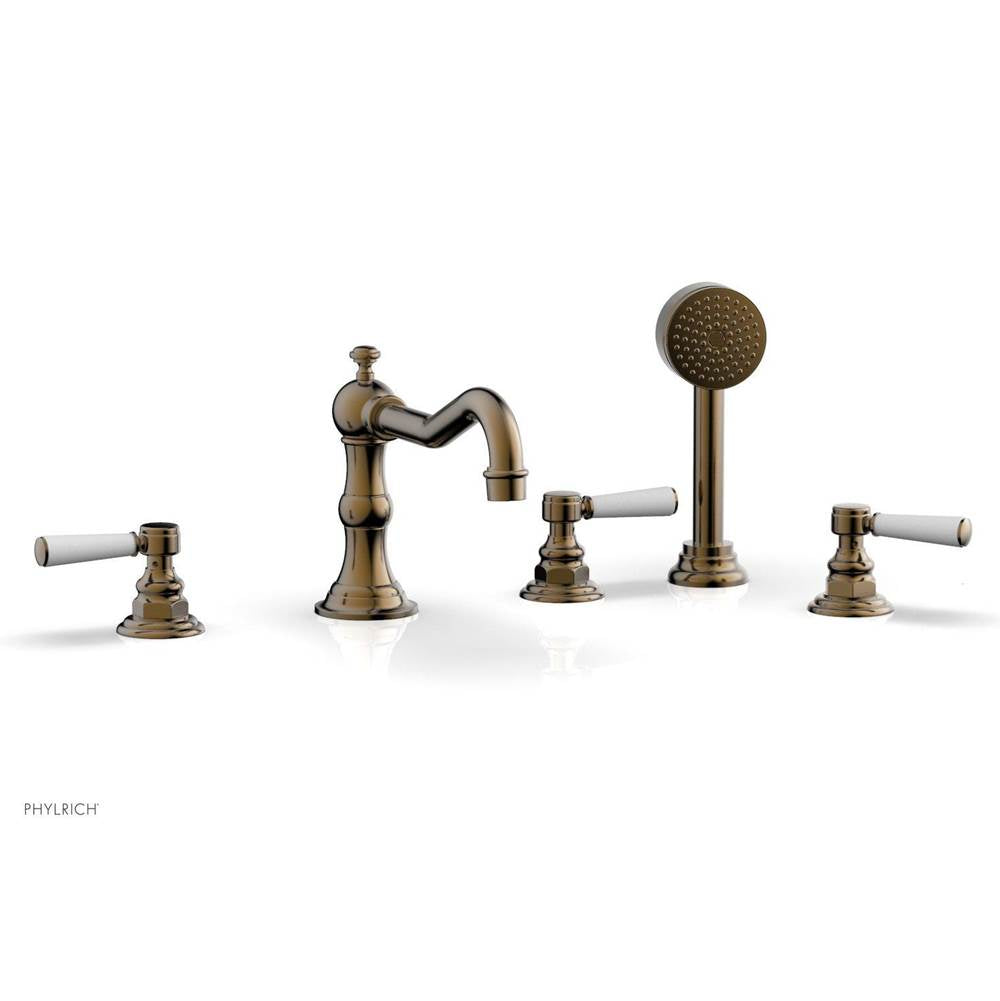 Phylrich - Deck Tub Set W/ Hs - Antique Brass