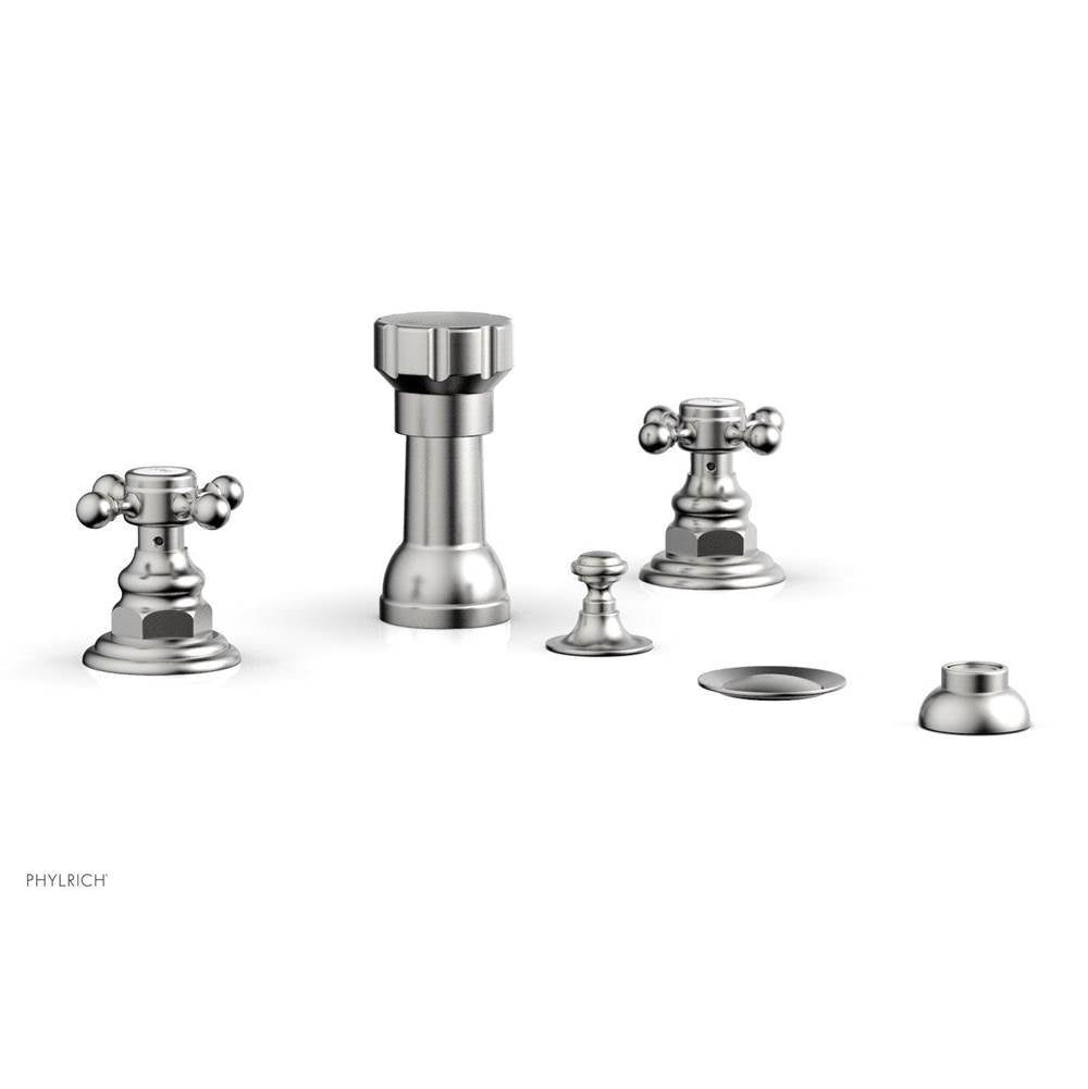 Phylrich - Four Hole Bidet Set - Satin chrome