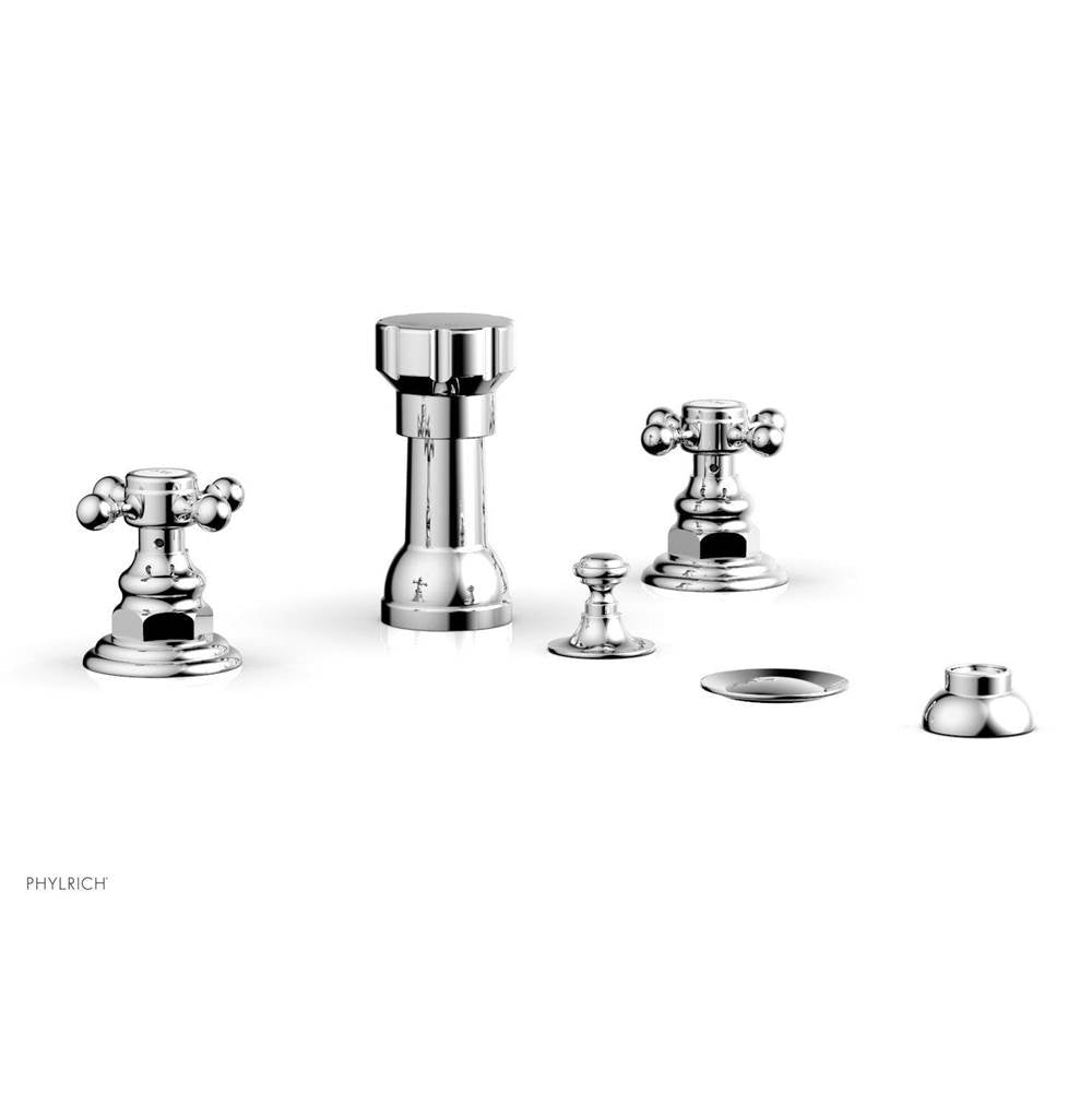 Phylrich - Four Hole Bidet Set - Polished Chrome