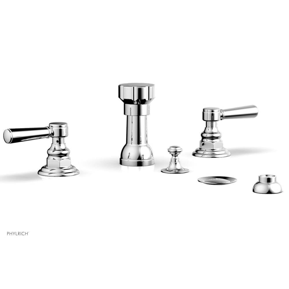 Phylrich - Four Hole Bidet Set - Polished Chrome