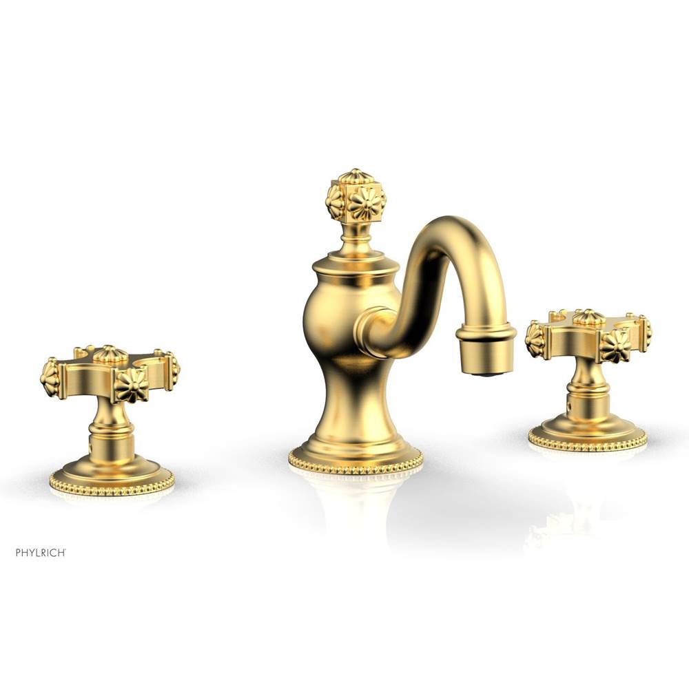 Phylrich - Widespread Faucet Cross Hdl - Burnished Gold