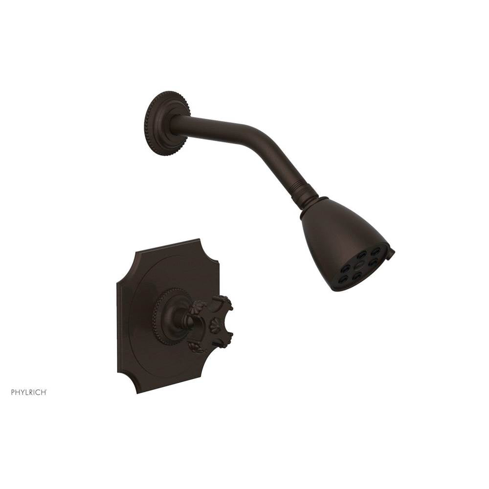 Phylrich - MARVELLE Pressure Balance Shower Set - Cross Handle 162-21 - Antique Bronze