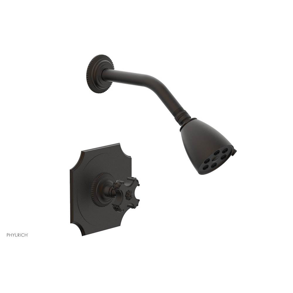 Phylrich - MARVELLE Pressure Balance Shower Set - Cross Handle 162-21 - Oil Rubbed Bronze