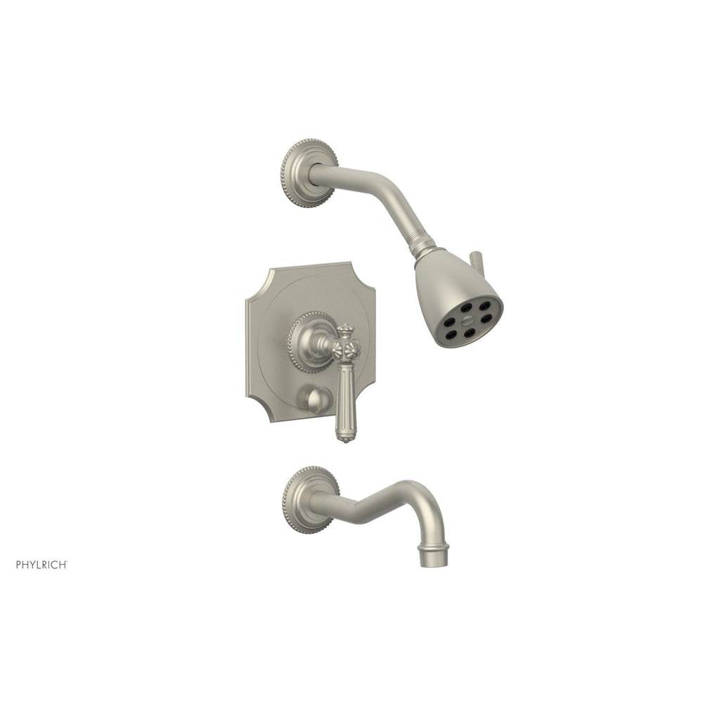 Phylrich - MARVELLE Pressure Balance Tub and Shower Set - Lever Handle 162-27 - Burnished Nickel