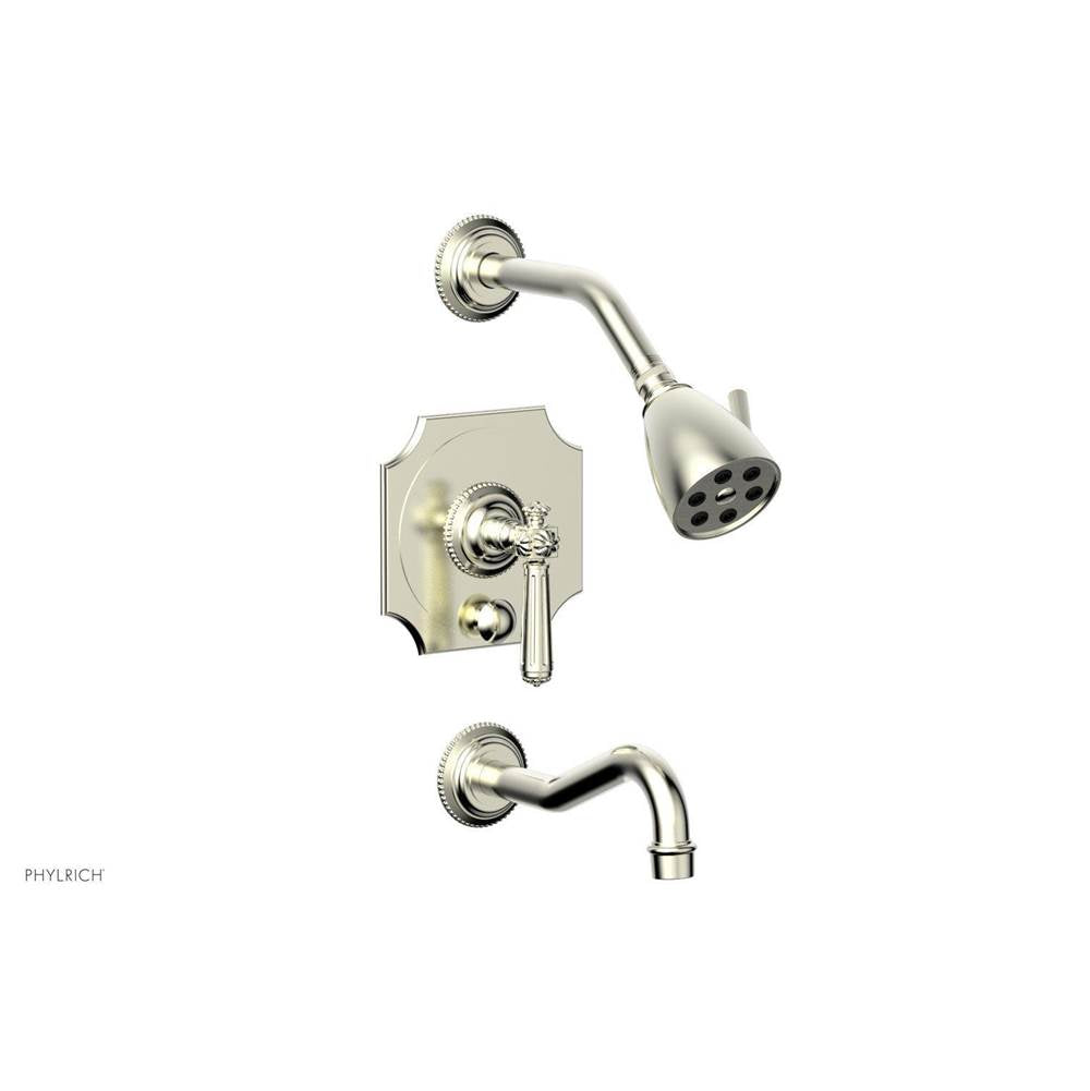 Phylrich - MARVELLE Pressure Balance Tub and Shower Set - Lever Handle 162-27 - Satin Nickel